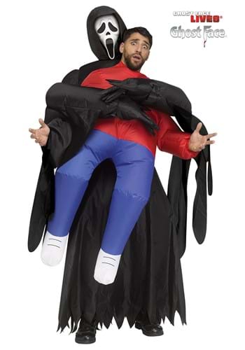 Adult Inflatable Ghost Face Piggyback Costume