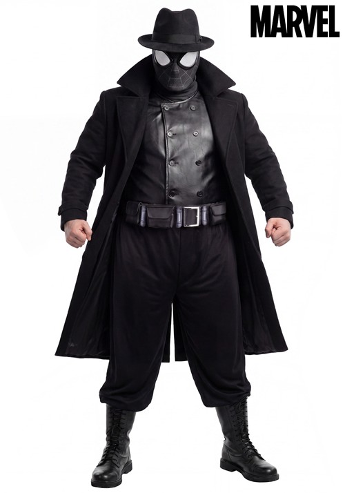 Plus Size Marvel SpiderMan Noir Mens Costume