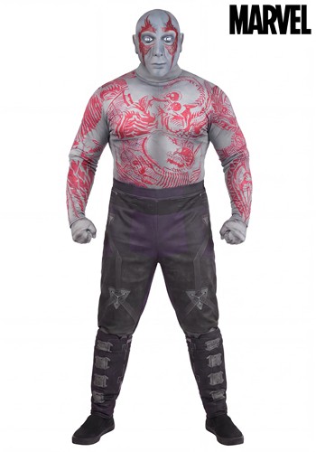 Plus Size Deluxe Marvel Drax Mens Costume
