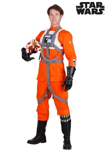 Deluxe Star Wars XWing Pilot Mens Costume