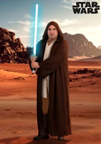 Plus Size Star Wars Jedi Mens Costume Deluxe Robe