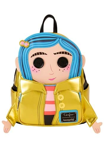 Coraline Laika Doll Metallic Cosplay Loungefly Mini Backpack