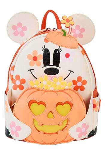 Loungefly Disney Minnie Floral Ghost Glow Mini Backpack