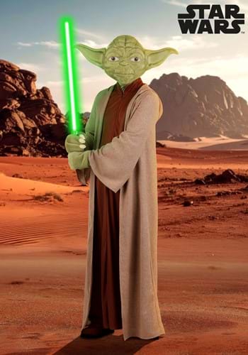 Deluxe Mens Star Wars Yoda Costume with Mask