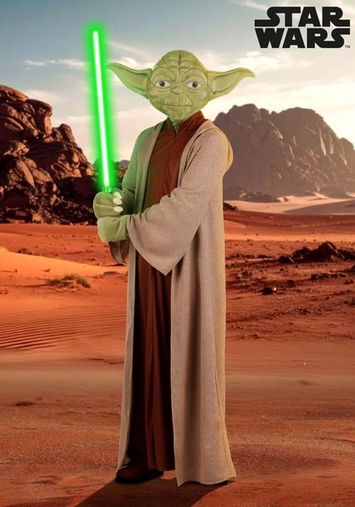 Deluxe Mens Star Wars Yoda Costume with Mask