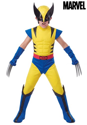 Boys Marvel XMen 1990s Wolverine Premium Costume