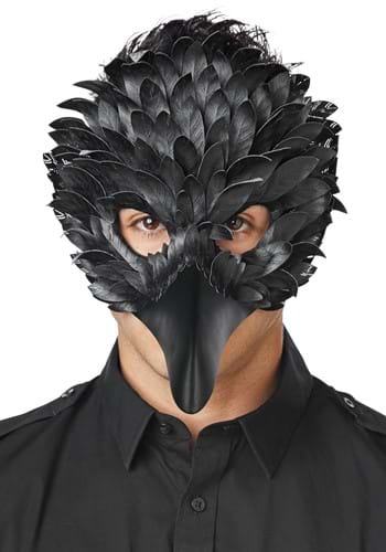 Feather Crow Masquerade Mask for Adults