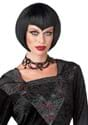 Vampirette V Bang Black Bob Costume Wig for Women