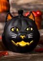 Vintage Black Cat Light Up Jack O Lantern Decoration