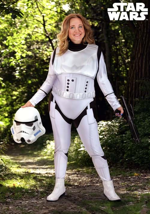 Plus Size Deluxe Star Wars Stormtrooper Womens Costume