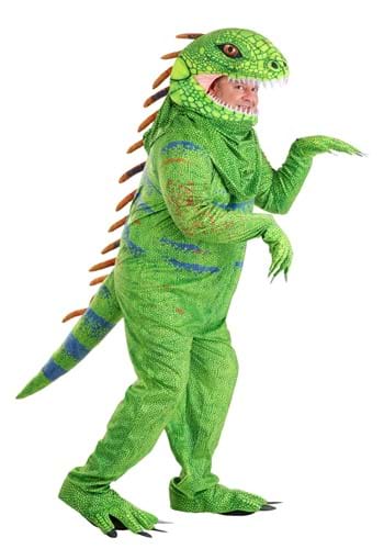 Plus Size Green Iguana Adult Costume