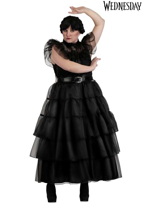 Plus Size Wednesday RaveN Dance Womens Costume Dress
