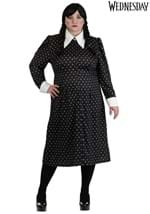Plus Size Wednesday Addams Polka Dot Costume Dress