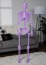5FT Poseable Crazy Bones Skeleton in Purple Decora Alt 1
