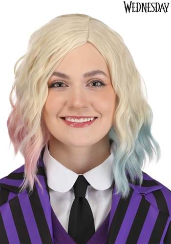 Wednesday Womens Enid Blonde Costume Wig