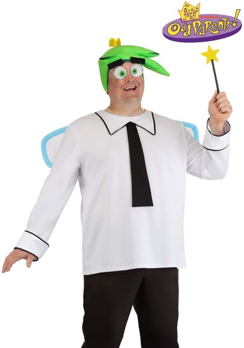 Plus Size The Fairly OddParents Cosmo Mens Costume