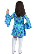 Girls Wild Flower 70s Disco Toddler Costume Dress Alt 1