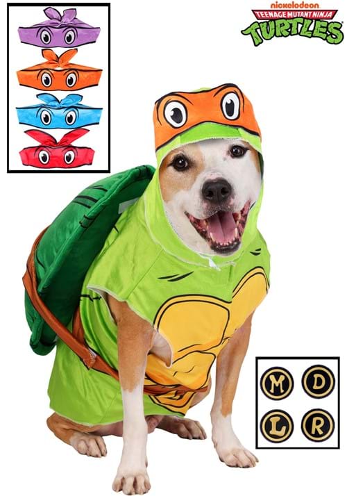 Teenage Mutant Ninja Turtles Dog Costume Set