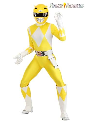 Womens Authentic Power Rangers Yellow Ranger Costume