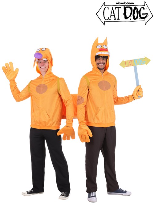 Adult Nickelodeon Two Person CatDog Costume