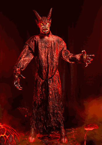 Animated Magmoor the Lava Demon Halloween Decoration