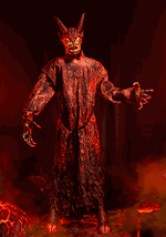 Animated Magmoor the Lava Demon Halloween Decoration