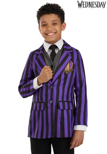 Nevermore Academy Wednesday Boys Costume Blazer