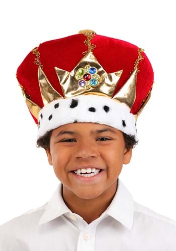 Royal Red King Kids Costume Hat