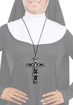 Religious Black Cross Costume Pendant Accessory Alt 1
