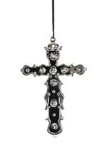 Religious Black Cross Costume Pendant Accessory Alt 2