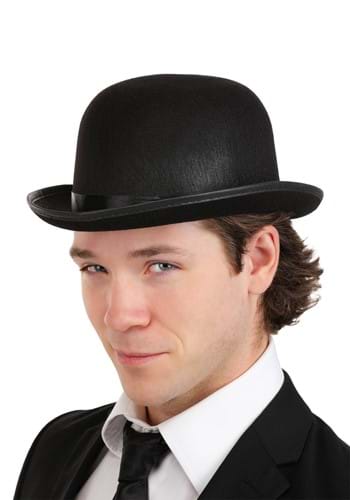 Black Costume Bowler Hat for Men