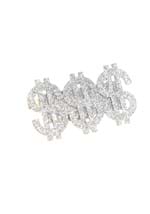 Dollar Sign Costume Adult Ring Alt 1