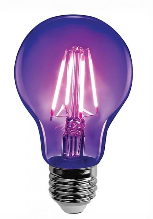 Black LED Light Bulb Decoration