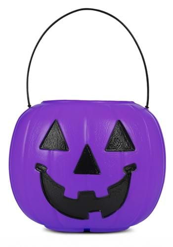 Purple Pumpkin Treat Bucket