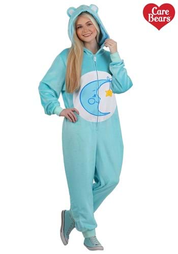 Care Bears Bedtime Bear Adult Costume Onesie Alt 1