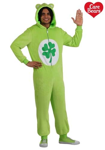 Care Bears Good Luck Bear Adult Costume Onesie Alt 1