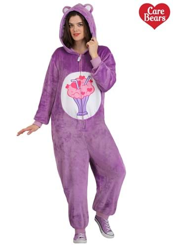 Care Bears Share Bear Costume Onesie for Adults Alt 1