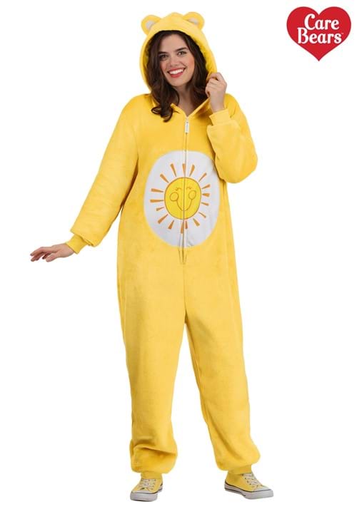 Care Bears Funshine Bear Adult Costume Onesie