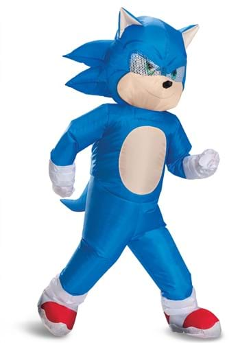 Inflatable Sonic the Hedgehog Kids Costume