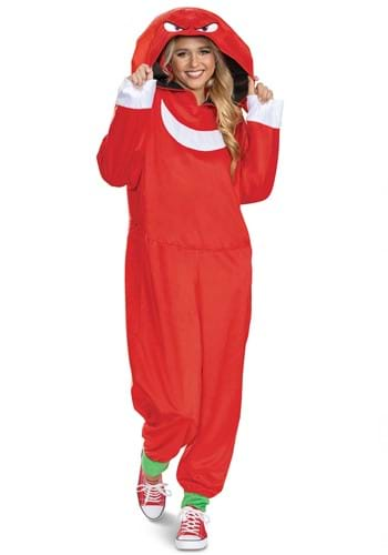 Sonic the Hedgehog Knuckles Costume for Adults