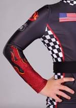 Fiery Race Car Driver Girls Costume Alt 5