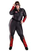 Plus Size Fiery Race Car Driver Costume for Women