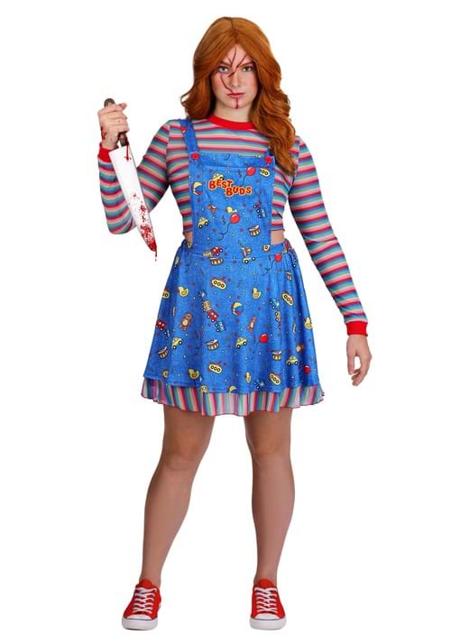 Womens Brutal Best Buddy Doll Costume