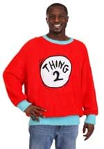 Dr Seuss Thing 1 2 Adult Christmas Sweater Alt 1