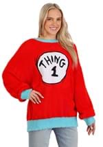 Dr Seuss Thing 1 2 Adult Christmas Sweater Alt 5