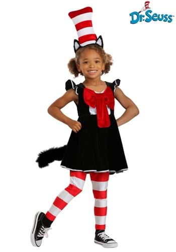 Cat in the Hat Girls Toddler Costume Dress