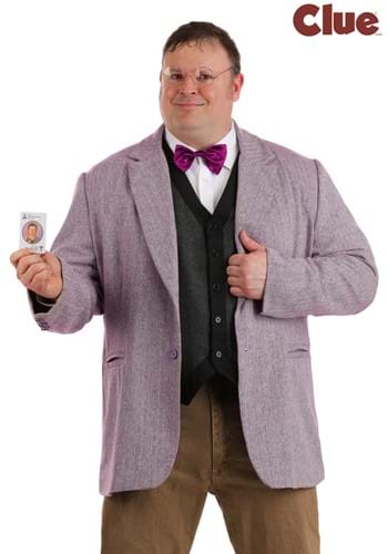 Plus Size Clue Professor Plum Mens Costume