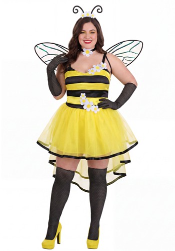 Plus Size Queen Bee Dress Costume for Women