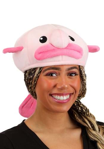 Pink Blobfish Adult Costume Hat