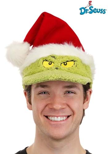 Dr Seuss Grinch Santa Adult Fuzzy Cap